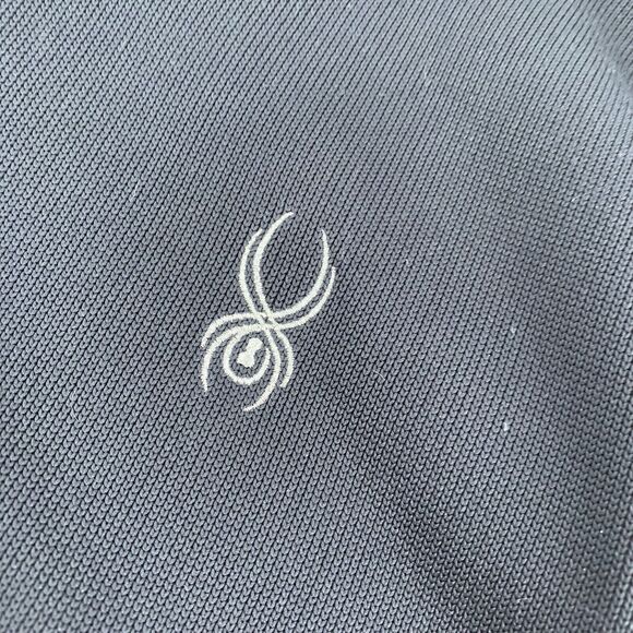 Spyder Full Zip Core Sweater Size Extra Large Womens Solid Black Knit Winter XL - Picture 3 of 10